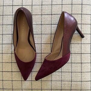 Kelly and Katie Maroon High Heels